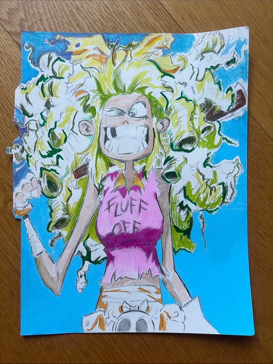 Other - Hand crafted "I hate fairy land" drawn by me